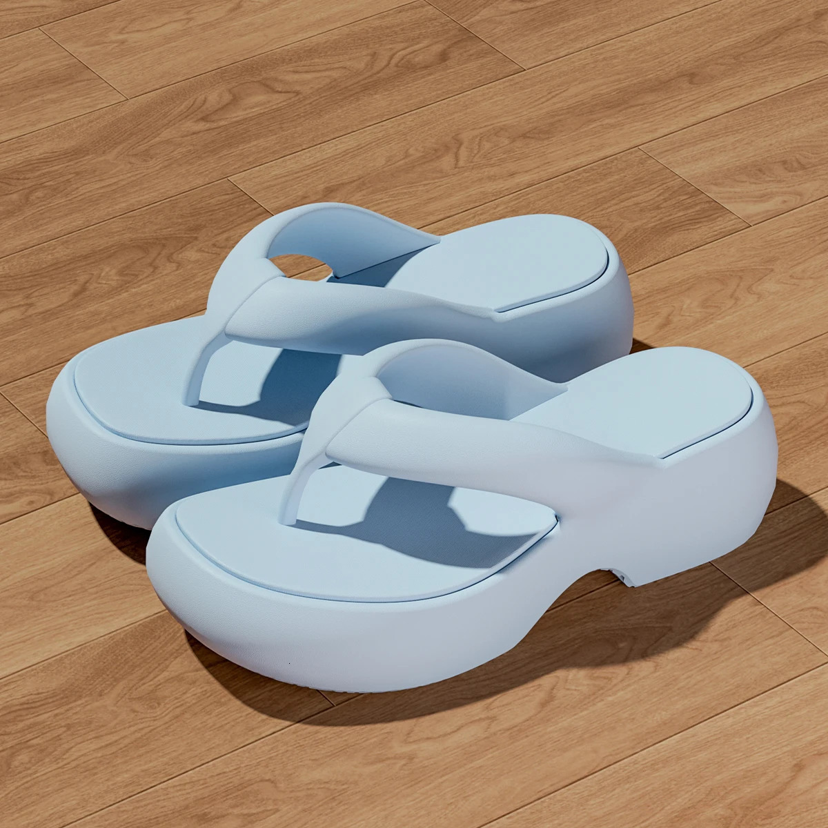 EVA Women Flip-flops Increase Non-slip Platform Slippers Fashion Comfortable Outdoor Slippers 250605