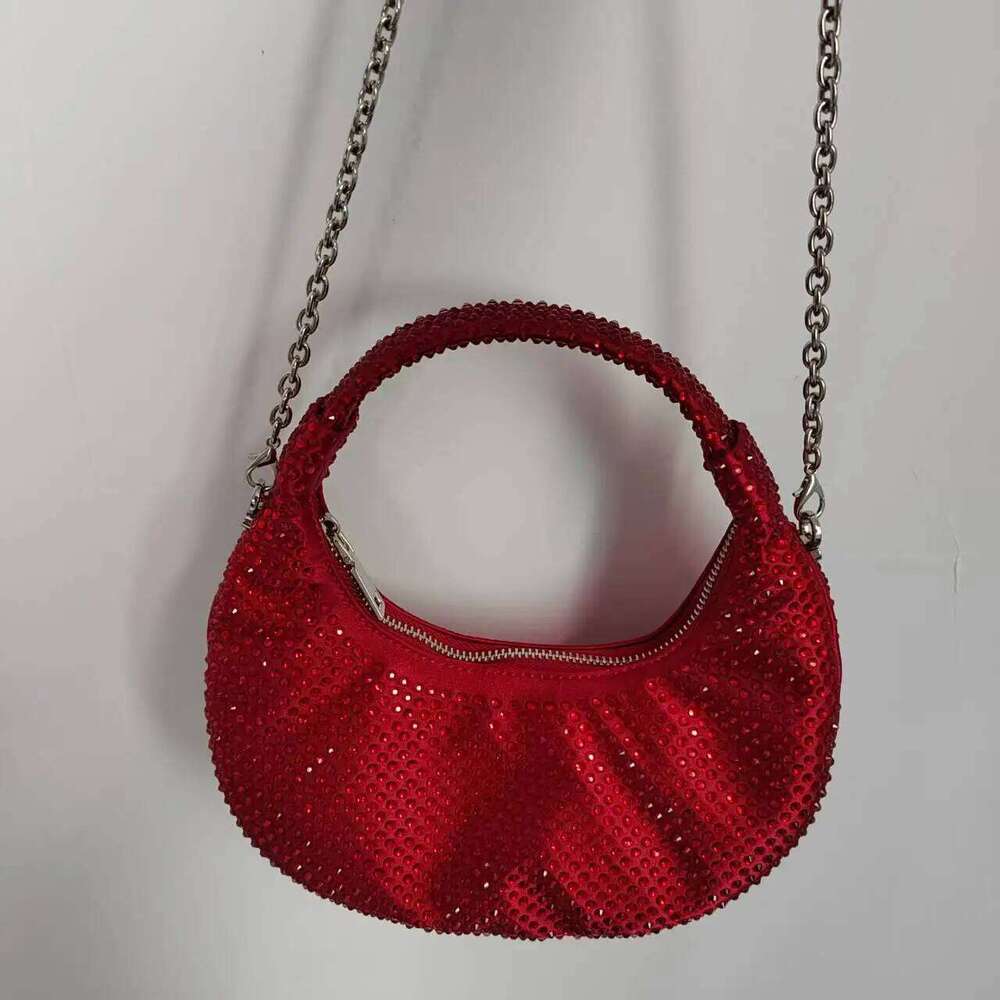 2025 New Red/Black Bridal Wedding Purse Party Evening Handbag For Women