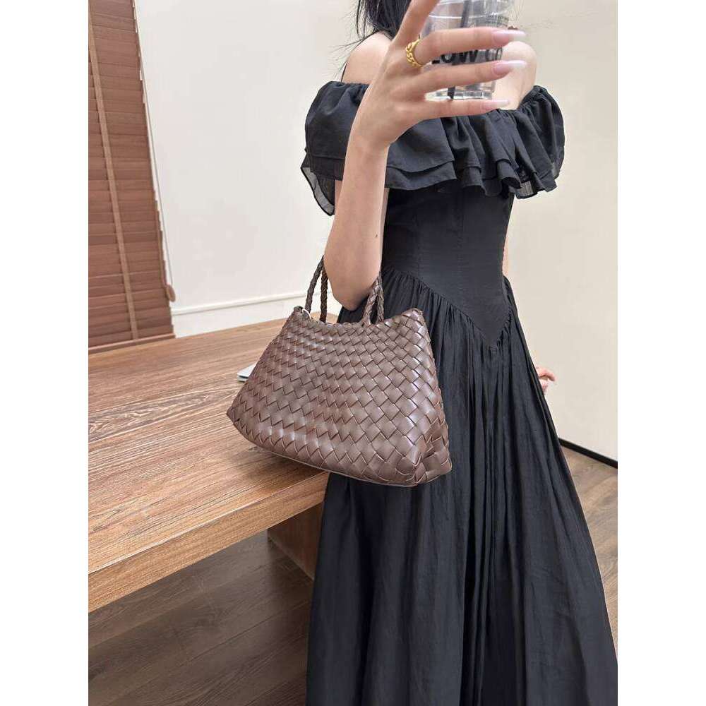 Large Capacity New Summer Handwoven Basket Tote Shoulder Bag for Women