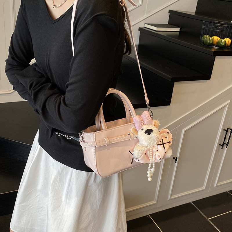 designer Summer Simple Handbag for Women 2025 New Trendy Fashion Korean Style Small Tote Bag Versatile Shoulder Bag Bucket Bag