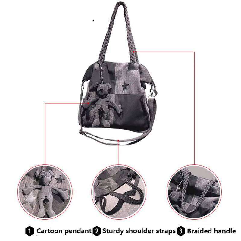 Designer Bag Fashion Cowboy Women S Crossbody For Large Capacity Vintage Travel Shoulder Bag Female Totes Handbag Bolsos Mujer Sac A Main