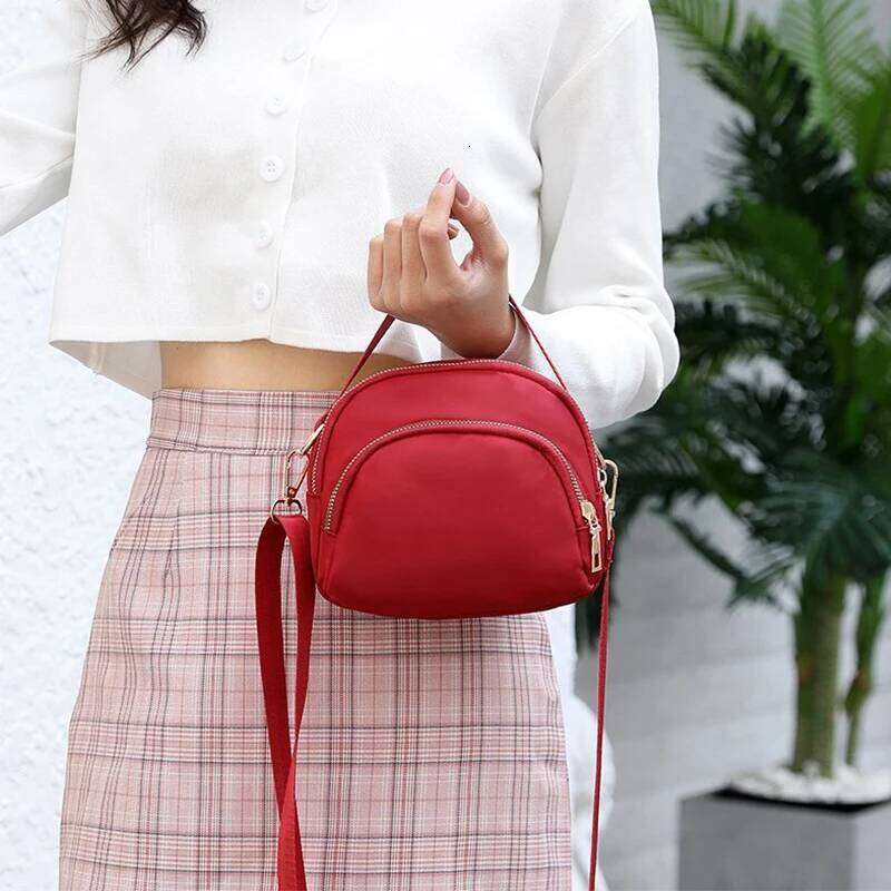 Men s and fashionable crossbody versatile single shoulder simple handbag mobile phone bag women shoe