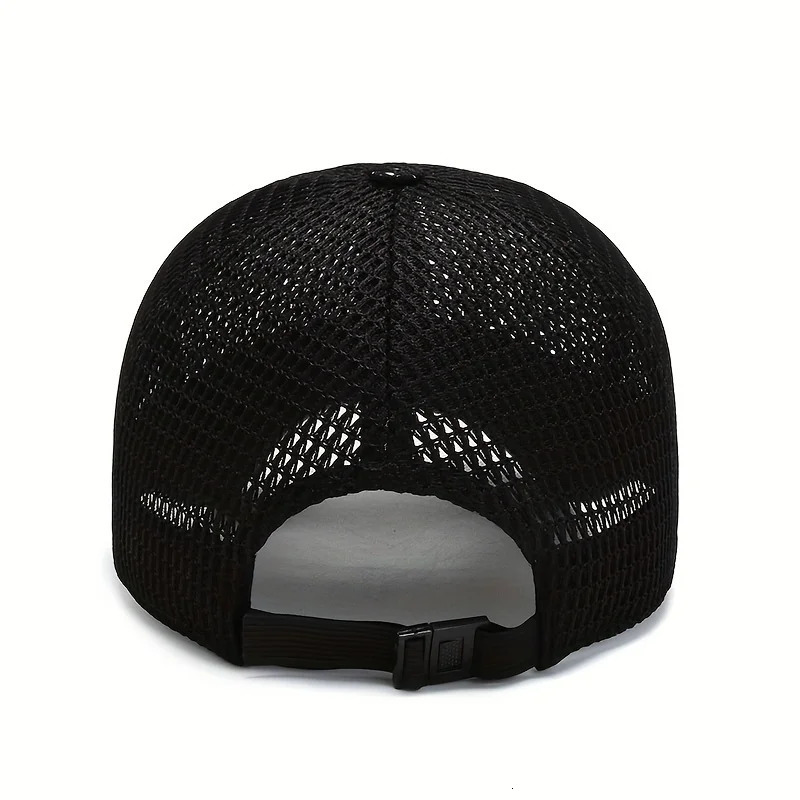 Quick-Dry Unisex Mesh Trucker Cap - Adjustable Lightweight Breathable - Ideal for Outdoor Sports Running Hiking Jogging 250605