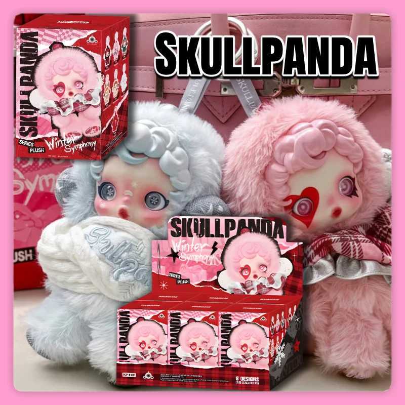 Skullpanda Winter Music Series Blind Box Cute Plush Doll Keychain Pendant Mystery Action Figure Toy Collection Desktop Decor Gift Z250607