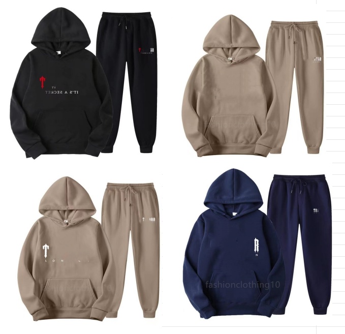 Mens Tracksuitss Top Version London shooter Tracksuit Towel printing Hoodie Womens Set 9922essss