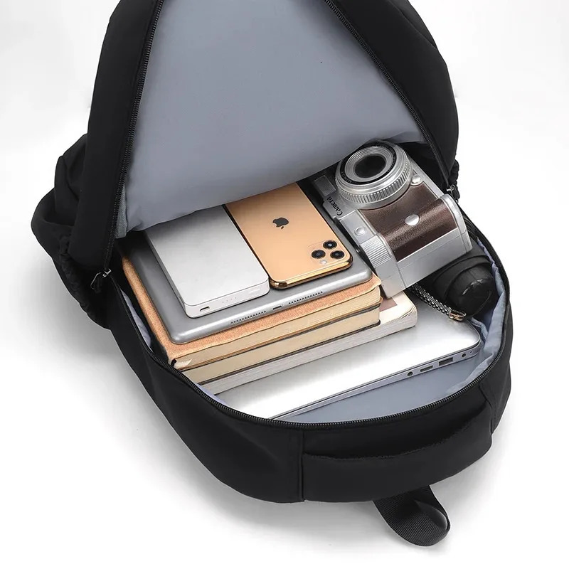 Men And Women Large Capacity Travel Backpack Universal School Bag Leisure Solid Color Outdoor Sports Backpack 250605