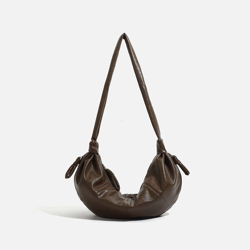 Women's 2024 Autumn Winter New Crossbody Sports Casual Large Shoulder Office Commute Half Moon Dumpling Bag