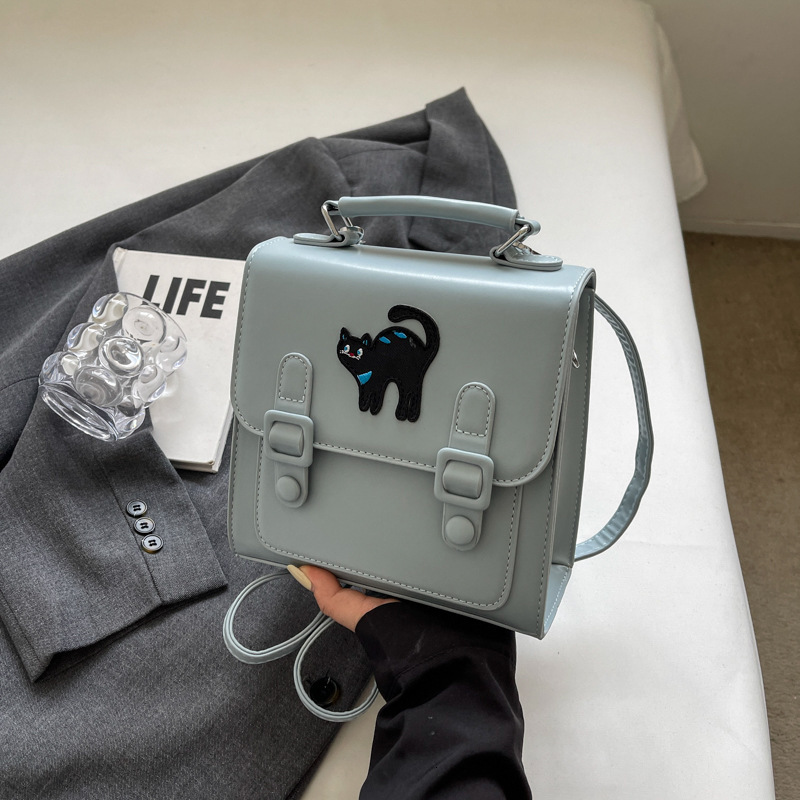 designer French Retro Color-Block Backpack for Women, Cambridge Bag, Autumn/Winter 2025 New Trendy Women's Bag, Single Shoulder Crossbody Handbag