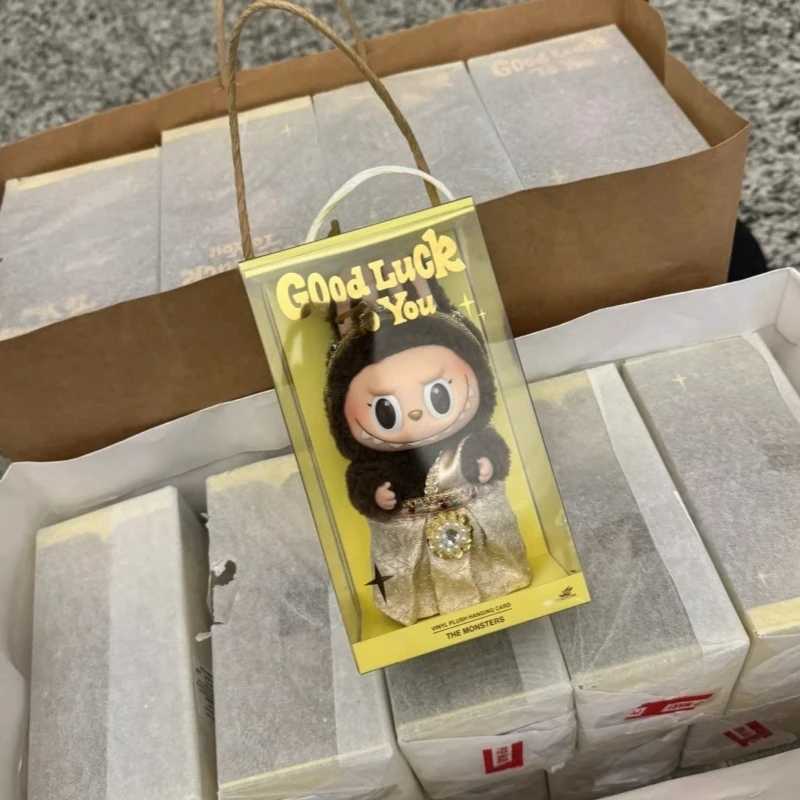 New Arrival The Monsters Labubu Good Luck To You Series Vinyl Face Doll Action Figure Keychain Pendant Replica Toy Birthday Gift Z250607