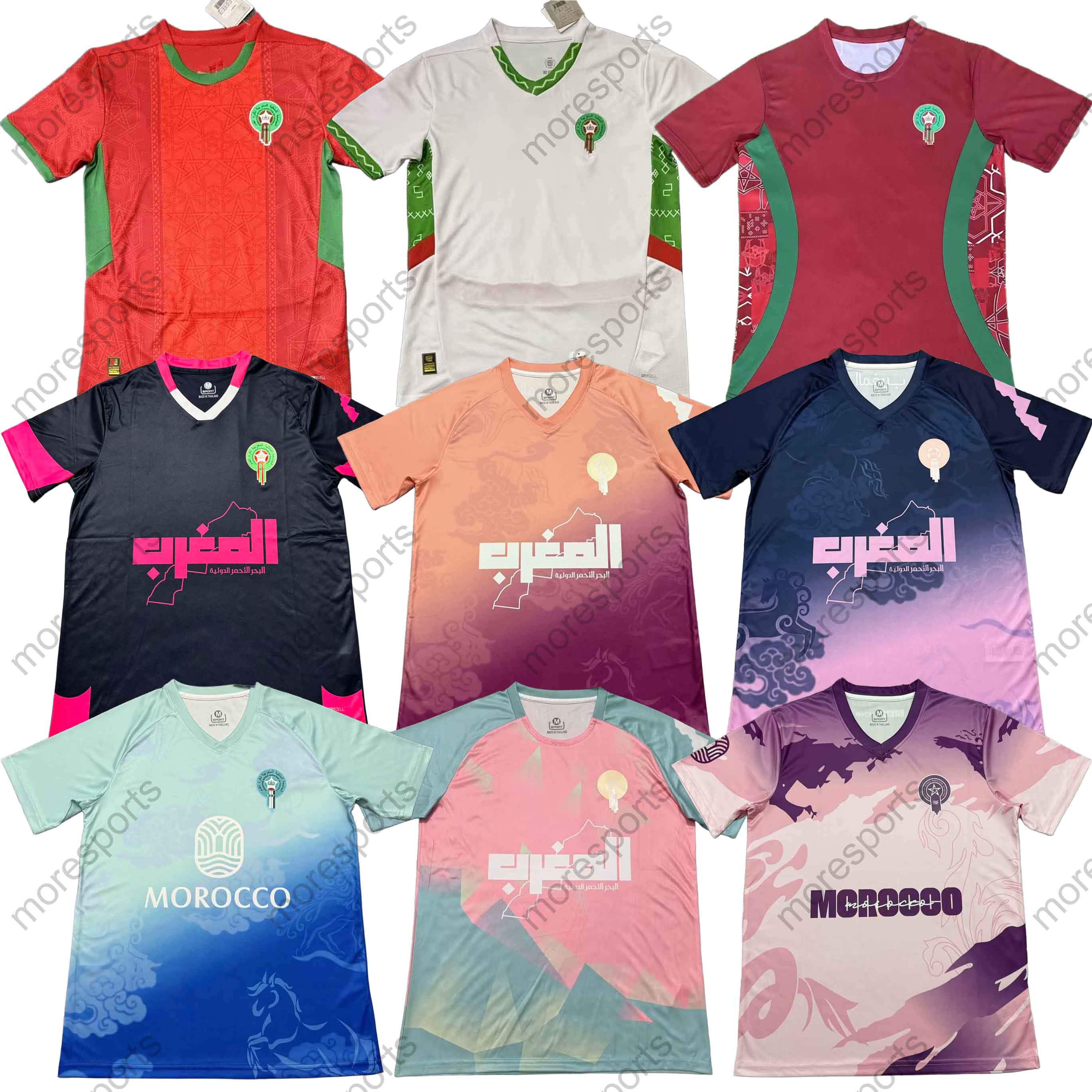 maillot Morocco Maroc special Soccer Jersey 2025 2026 Maroc Africa Cup HAKIMI limited concept pre math training football shirt uniforms