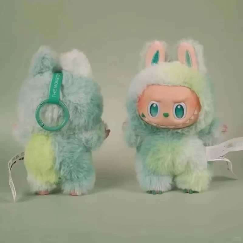 1 1 Quality Kawaii For Labubu Monster Blind Box Series PVC Macaron Pendant Doll Monster Keychain Birthday Holiday Kids Gift XJ250607