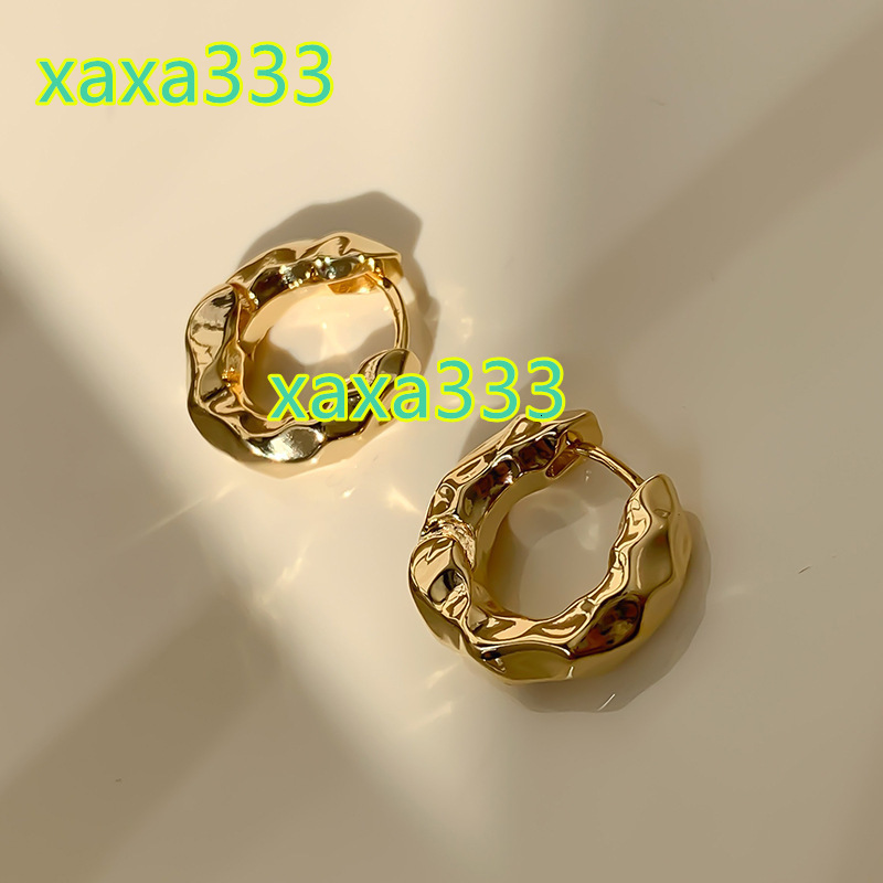 Discount New Design Gold Simple Earrings Jewelry for Girl Wholesales N240950