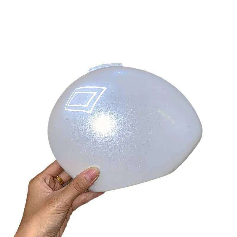 Egg Shape Clutch Bag Acrylic Women Wedding Evening Denner Party Cute Ivory Pearl Color Purse Handbags Summer New 2025 Ins