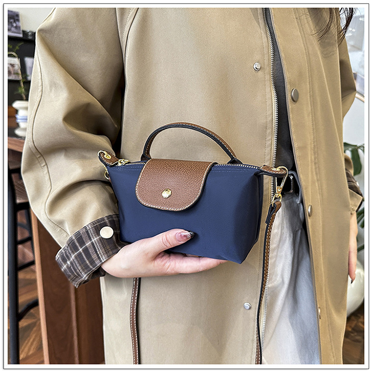 Free Shipping 2025 New Designer Bag Luxury Wallet Retro Fashion Multifunctional Cross-border Women's Shoulder Bag, High-end Nylon Dumpling Bag