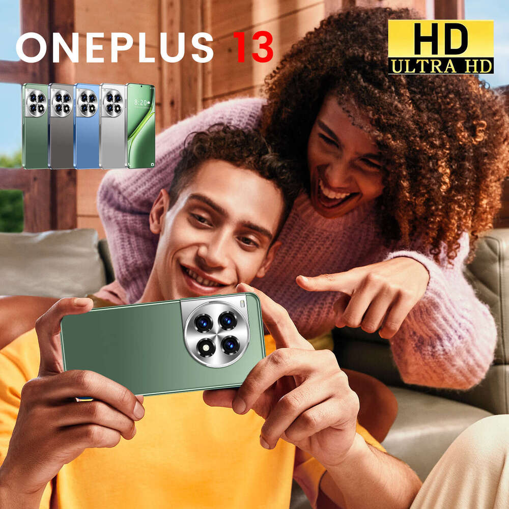 2025 Smart 7.3inch OnePlus 13 16+1T Android Phone 72MP+108MP Camera Mobile Fingerprint new arrival Face ID GPS