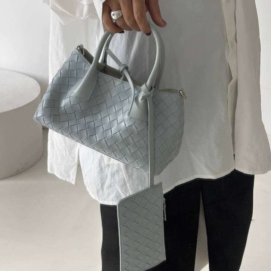 Stylish Jam Basket Handwoven Tote Large Bag for Women New Handheld Crossbody