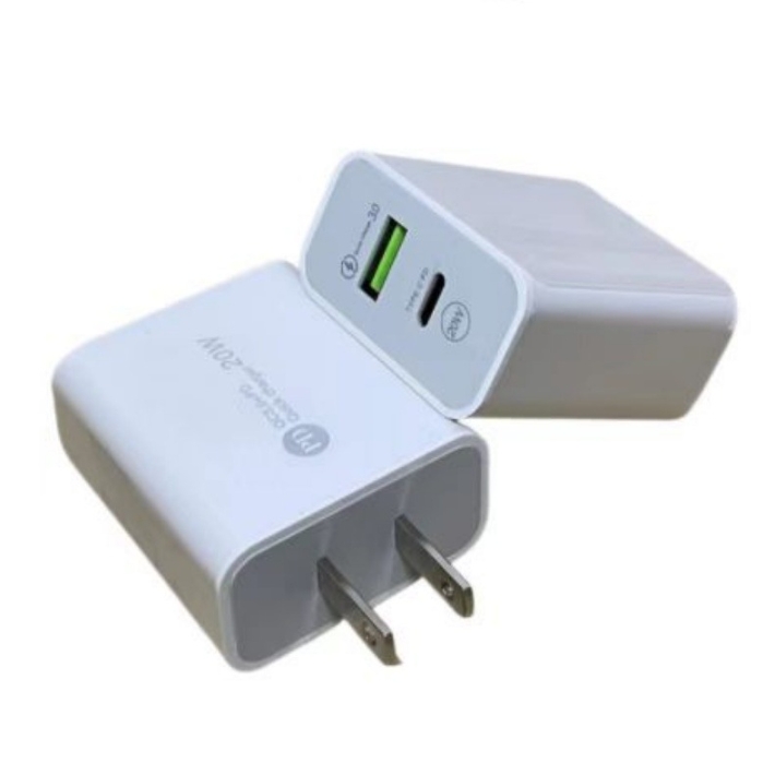 Fast Charger Universal 2.4A Chargers Dual Ports Type c USB-C PD EU US Wall Chargers Power Adapters For IPhone 14 Plus x xs max 11 12 13 Pro Samsung ta