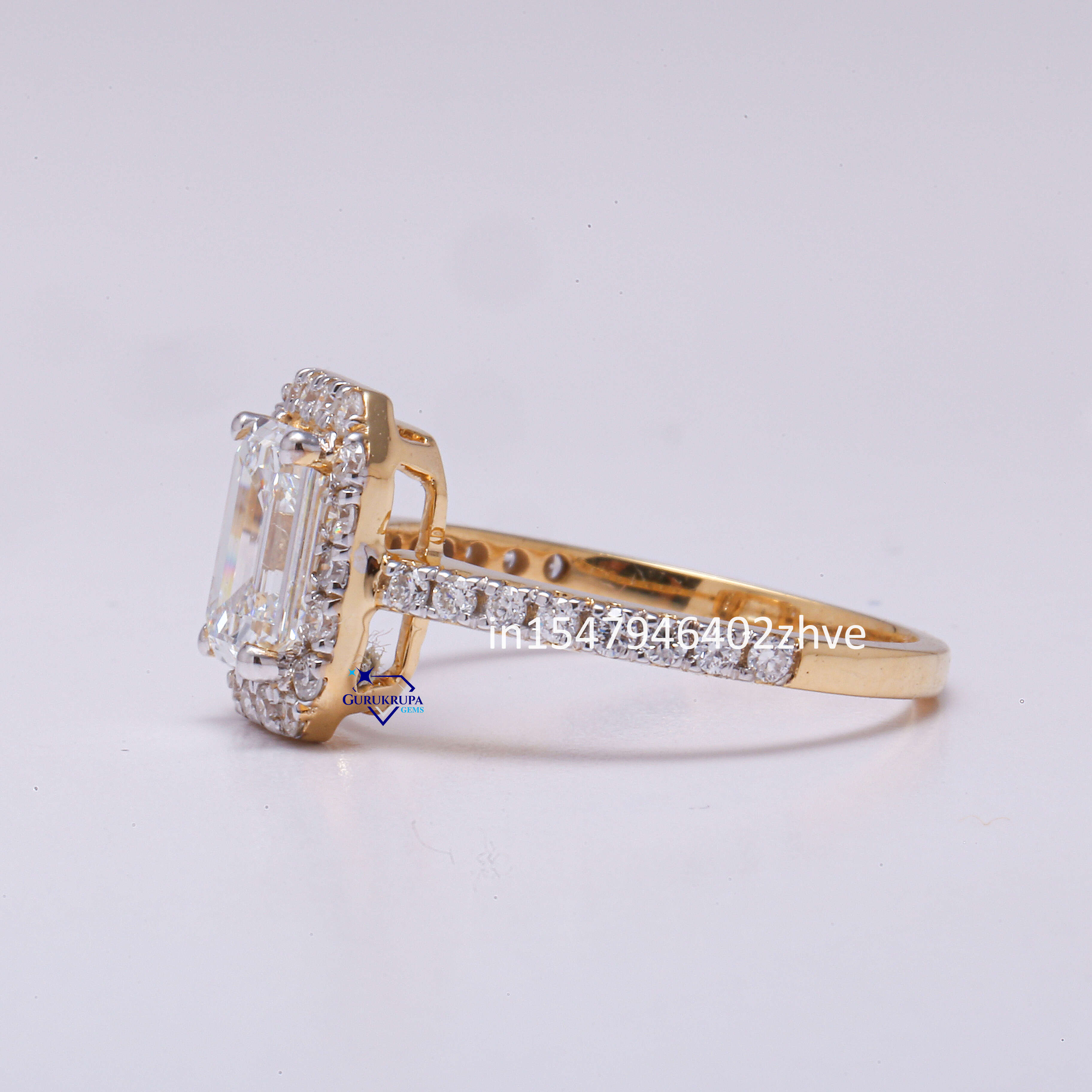 Attractive and Trendy Womens Ring Exudes Timeless Elegance Making 14 Kt Yellow Gold Lab Grown Diamond Ring in Vvs Clarity
