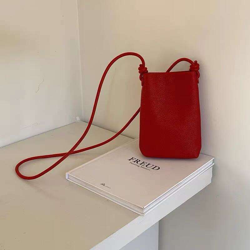 2025 Korean Style Spring Summer New Crossbody Phone Ins Fashion Casual Mini Women Soft Leather Shoulder Bag
