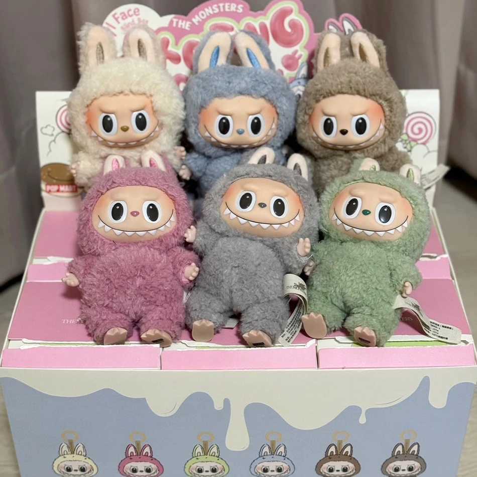 New Labubu v1 v2 Have A Seat Series BIG INTO ENERGY PVC Pendant Doll Model Kawaii The Monsters Blind Box Gift Labubu Macaron 3rd Z250607