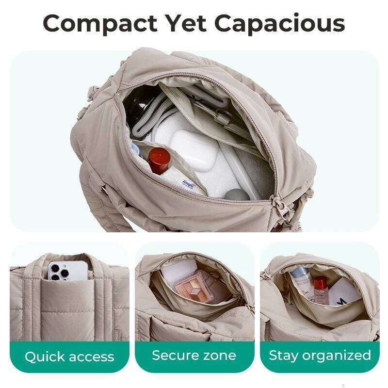 BAGSMART Hobos Crossbody for Women Large Capacity Casual Shoulder Bags Multifunctional Lady Handbag Sport Travel Bag