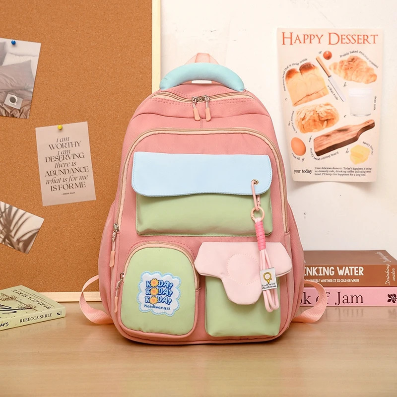 Japanese Style Girlish High Aesthetic School Bag for Girls Large Capacity Backpack Junior Students and Primary 250605