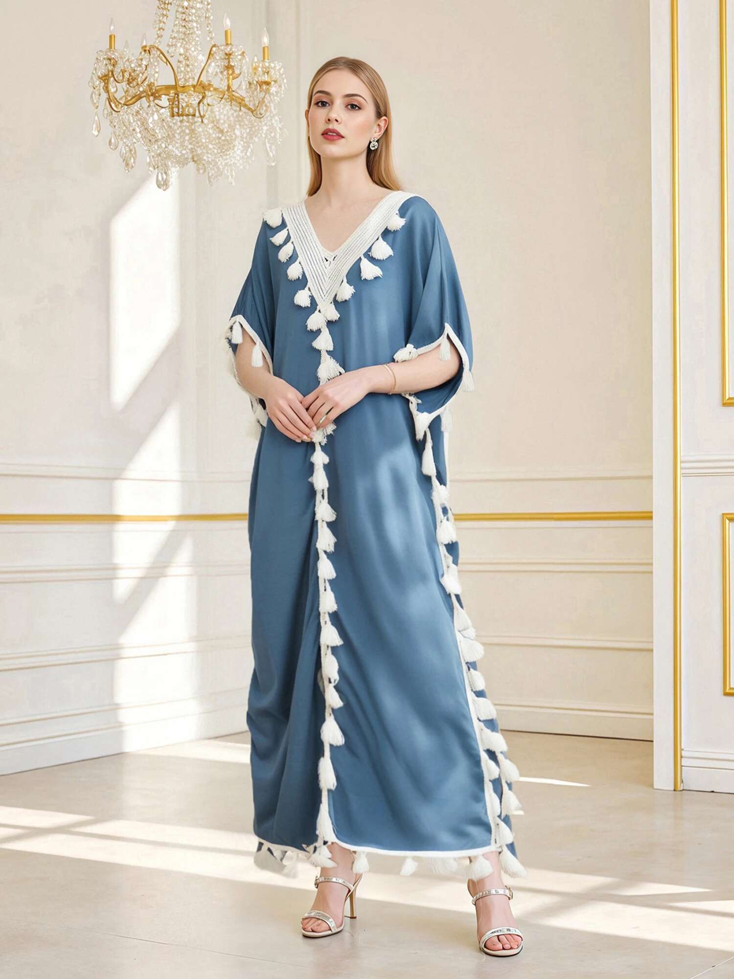 Bohemian Style Floral Print Maxi Dress with Ruffle Hem and Off-shoulder Design for Summer Vacation Beach Cover-up