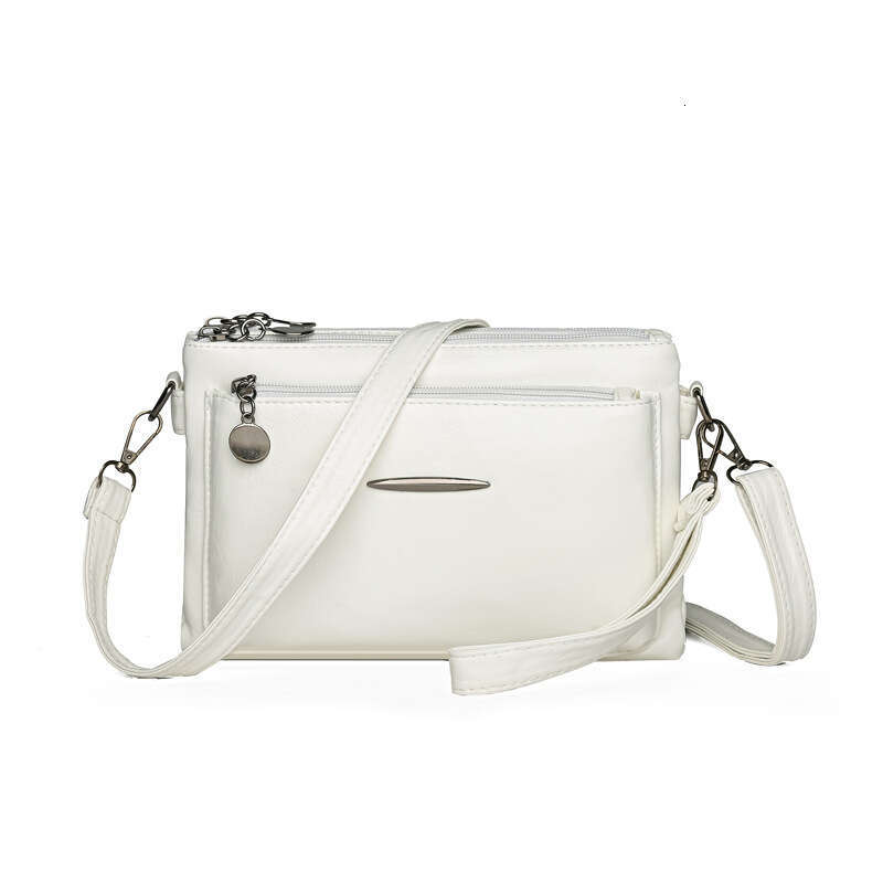 Women's 2025 New Multi-layer Coin Purse Phone Trendy Fashion Simple Soft Leather Shoulder Crossbody Bag