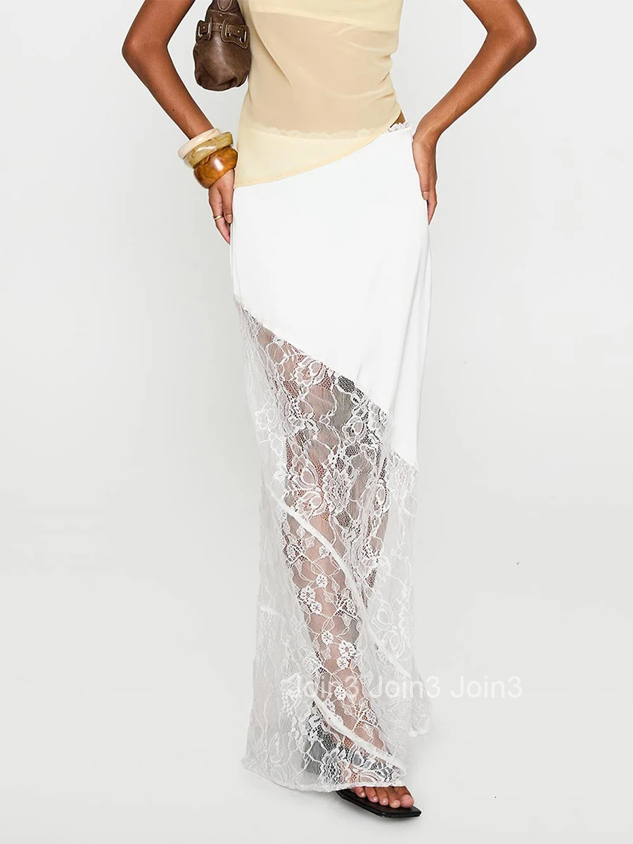 Womens Floral Print Maxi Skirts High Waist Boho Style A-line Long Skirts Elegant Summer Beach Skirts with Pockets