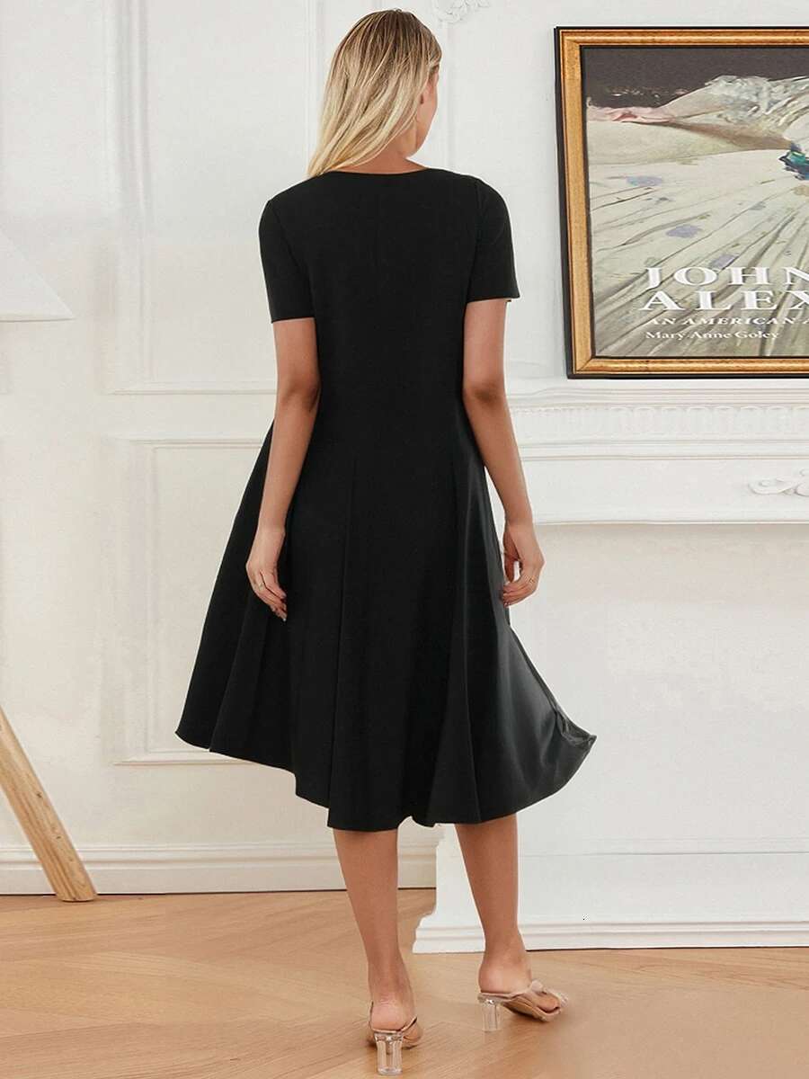 Elegant Floral Print Off-shoulder Maxi Dress with Ruffle Hem and Tie Waist Detail for Womens Summer Fashion