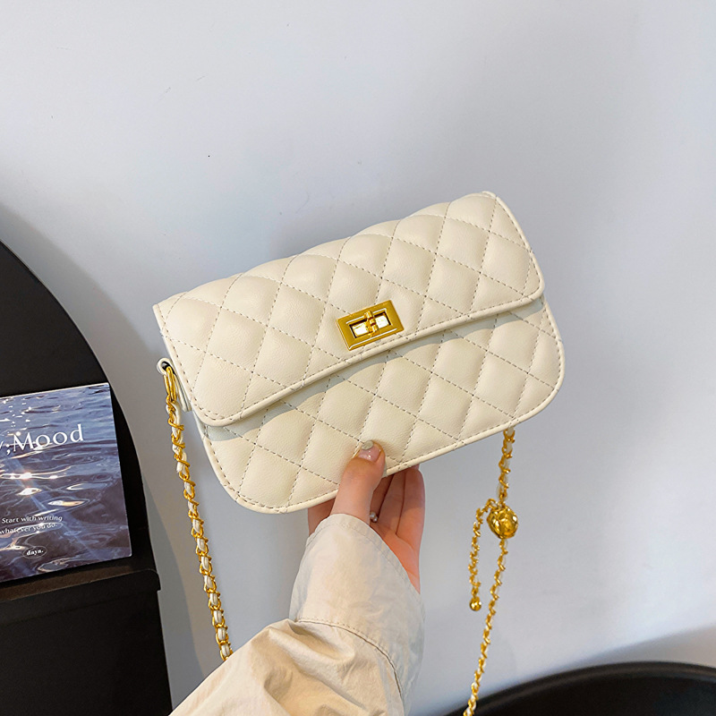 designer French Niche Design Small Square Bag for Women 2025 Fashion Trendy Chain Underarm Bag Single Shoulder Crossbody Small Square Bag