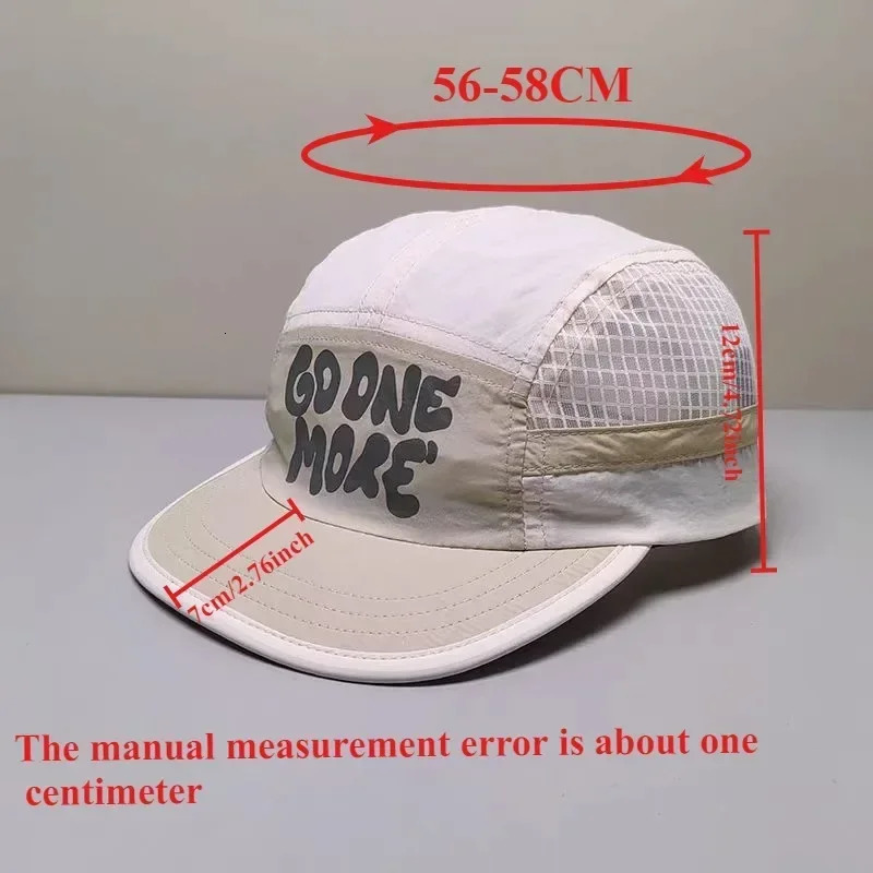 Summer Contrasting Color Quick-drying Mesh Baseball Caps Men Women Fashion Breathable 5-Panel Sunshade Casual Short Eave Sun Cap 250605
