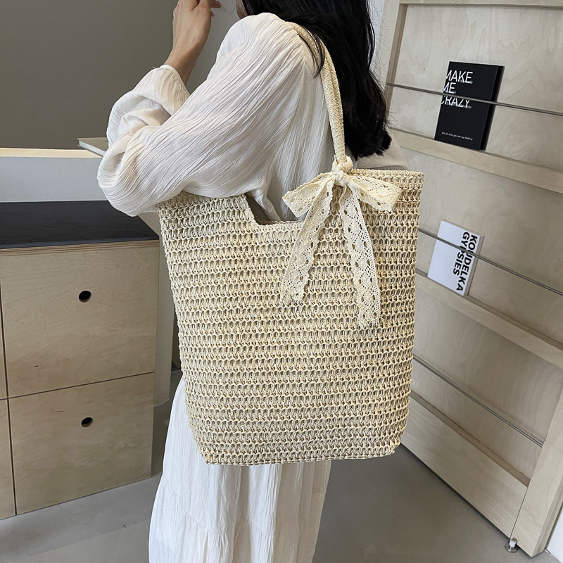 designer Summer Versatile Straw Bag for Women 2025 New Large Capacity Shoulder Tote Bag Beach Vacation Woven Beac