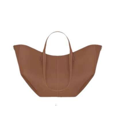 Wing Bucket Women's Tote Bag Cyme Cowhide Handbag 2025 New Elegant and Unique Style