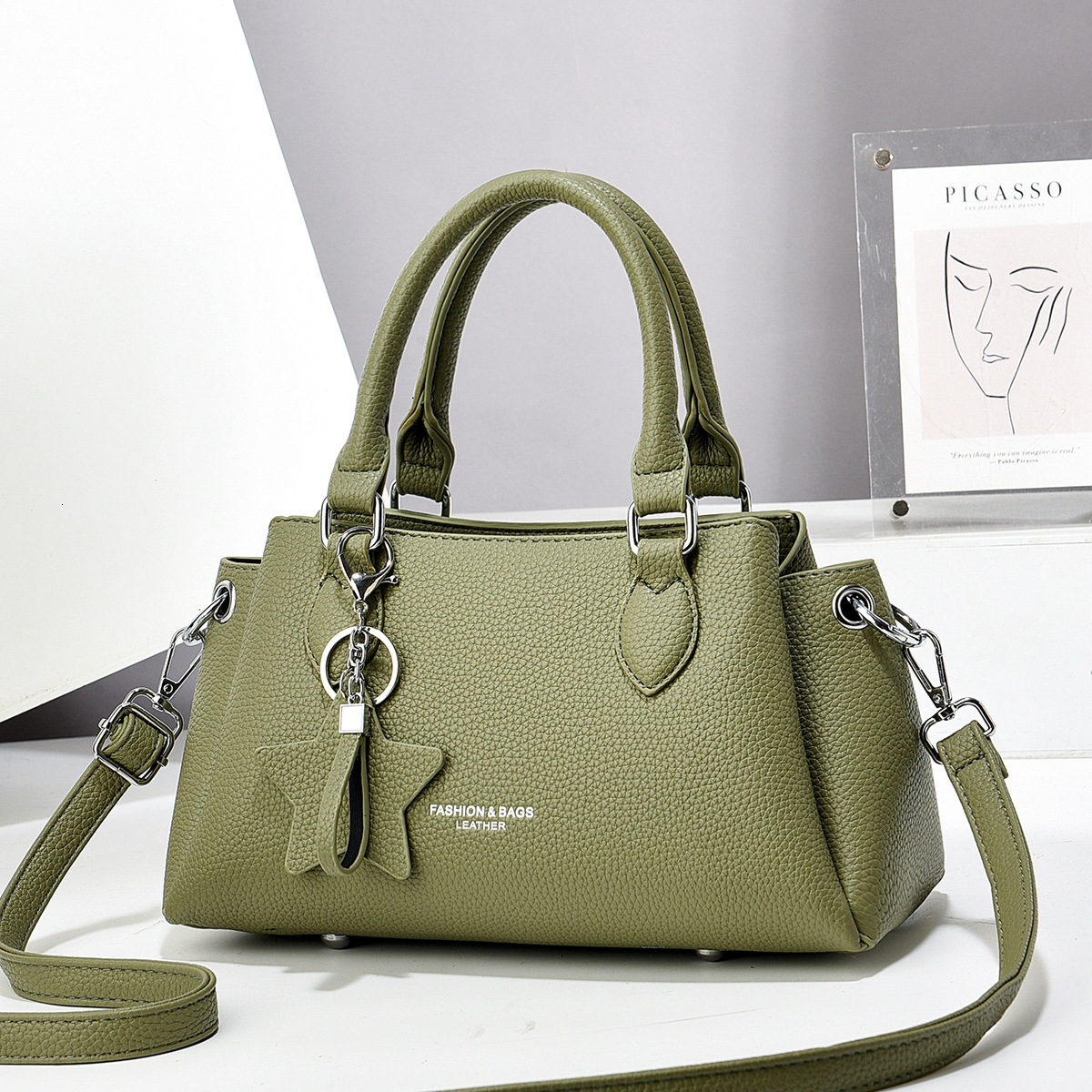 Luxury Brand Designer Bag Elegant New 2025 Fashion Women's Bag Small Tote Bag Light Luxury Quality Ladies Handbag Single Shoulder Crossbody Bag W