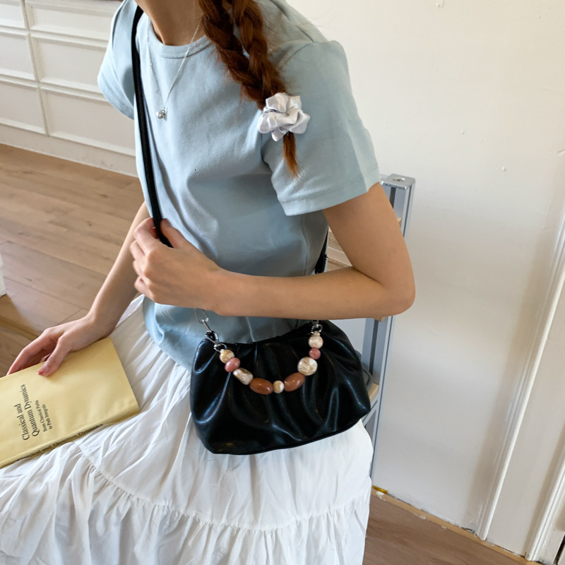 designer 2025 New Pleated Handbag for Women, High-End Niche Versatile Crossbody Cloud Bag, Textured Fashion Shoulde