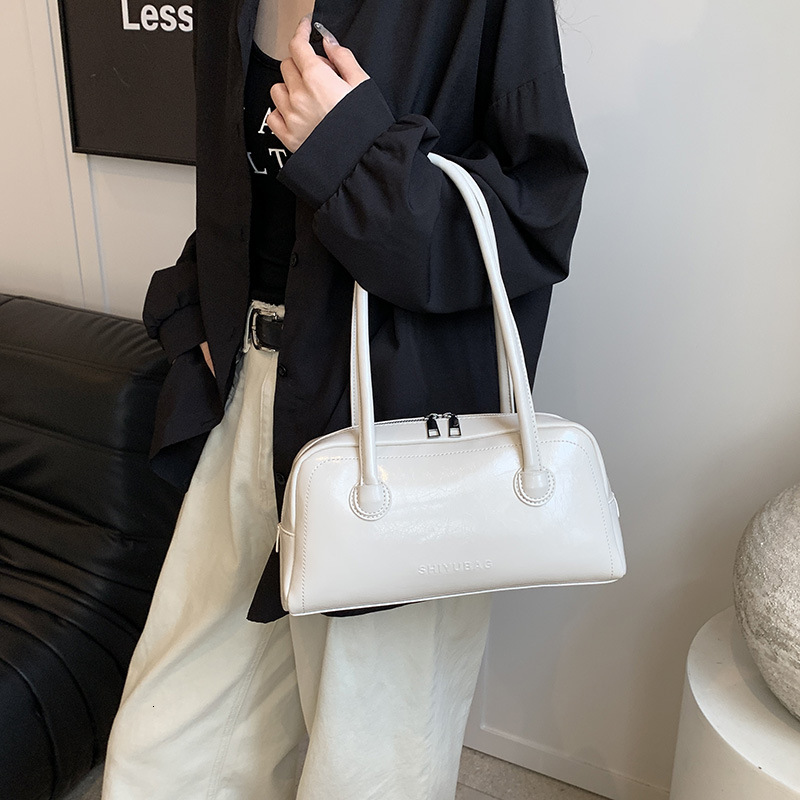 designer Niche Design High-Quality Large Capacity Shoulder Underarm Bag 2025 New Korean Style Fashion Baguette Small Square Bag