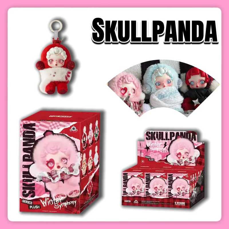 Skullpanda Winter Music Series Blind Box Cute Plush Doll Keychain Pendant Mystery Action Figure Toy Collection Desktop Decor Gift Z250607