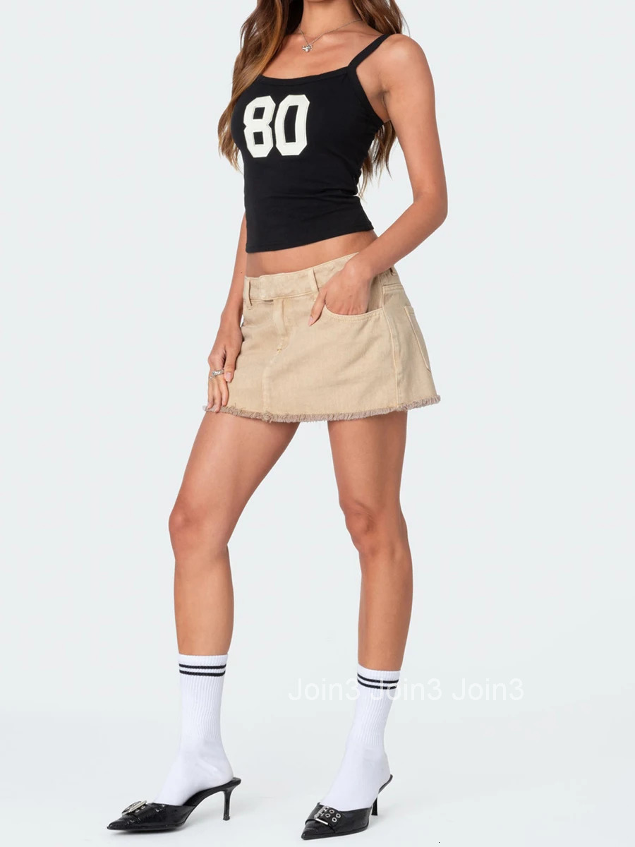 Womens Sleeveless Crop Tops Summer Open Back Fit Graphic Print Tank Tops with Adjustable Straps and V-neck Design