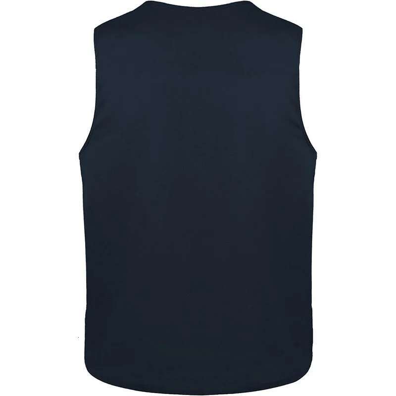 Mens Solid Color Sleeveless Button Down Tank Top with Turn Down Collar and Convenient Pockets for a Stylish Look