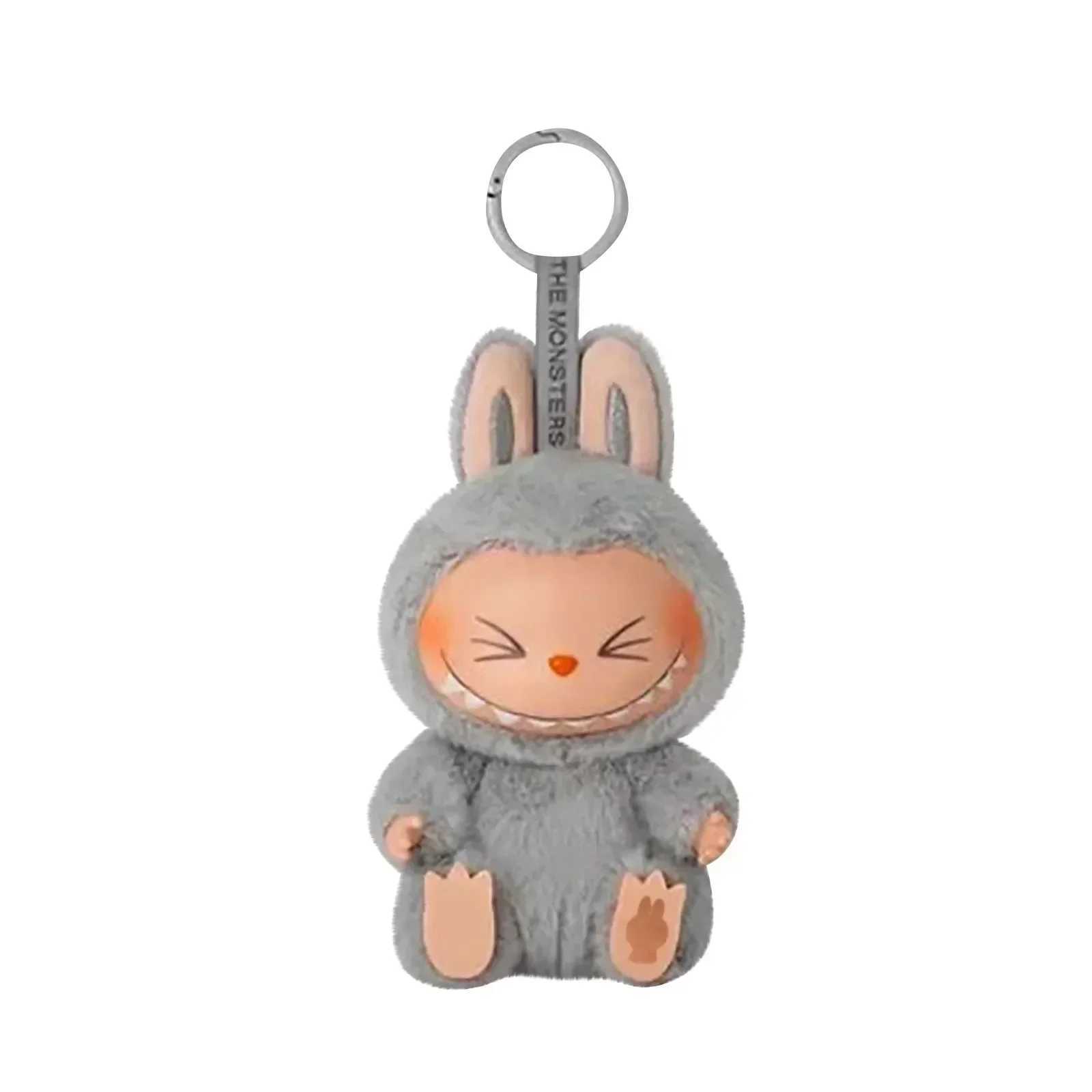 In Stock Hot Anime Figure Labubu Have A Seat Series PVC Pendant Doll Model Toy Kawaii Monster Replica Keychain Toy Birthday Gift Z250607