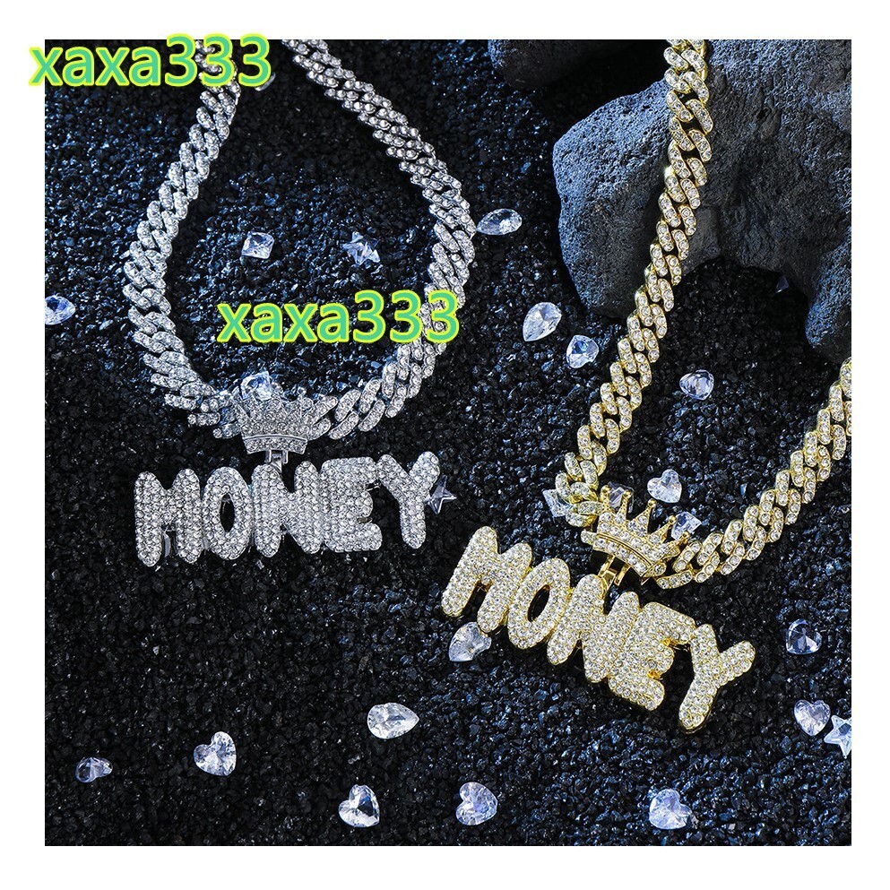 Sunnice MONEY Silver Cuban Chain Gold 18k Plated Cuban Jewelry Non Fading Quality Necklace Cubana Accessories Brand Suppliers