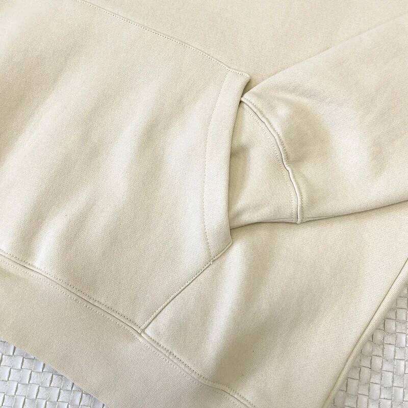 2025 Classic Design Men's Cotton Hoodies Back Two Rows 3D Rubber Letter Hooded Sweaters Couple High Street Loose Hoo