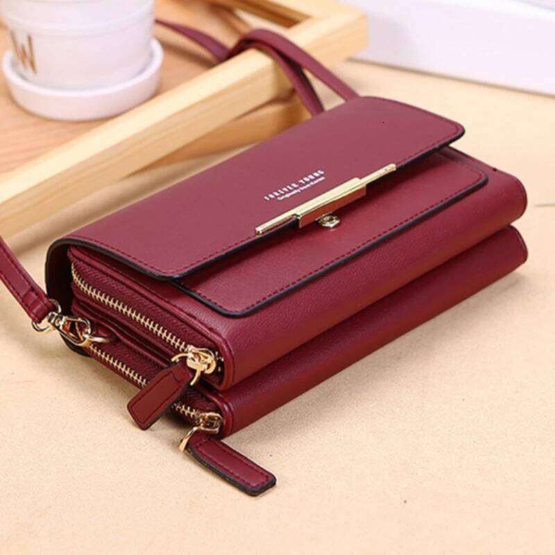 Hot Selling Women's Wallet Korean Handbag Multi Card Large Capacity Casual Shoulder Bag Mobile Phone Packet Fashion New Style Designer Bags