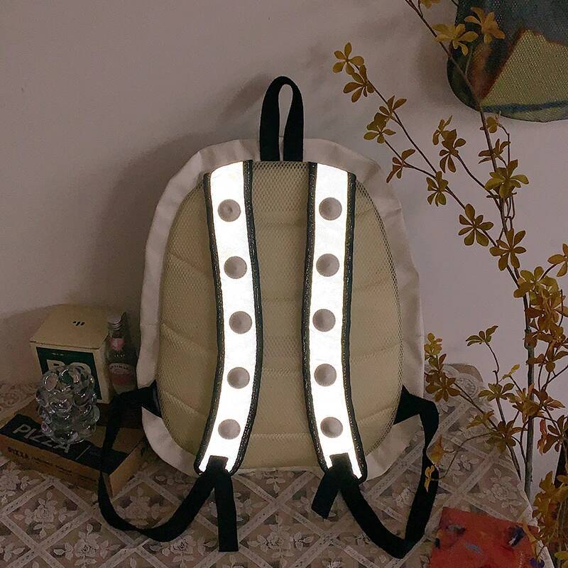 2025 New Cute Turtle Shell Backpack Green Women Kawaii Soft Throns Backpacks Trendy College Student School Bag Gift for Girls