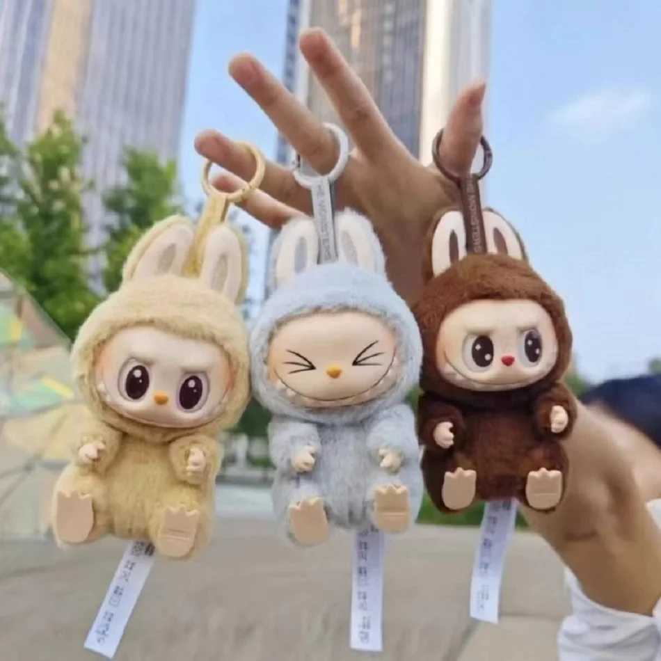 In Stock Hot Anime Figure Labubu Have A Seat Series PVC Pendant Doll Model Toy Kawaii Monster Replica Keychain Toy Birthday Gift XJ250607