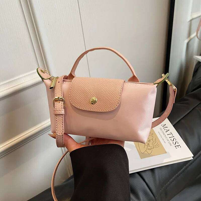 2025 Trendy Summer New Popular Lightweight Shoulder Crossbody Fashionable Women's Bag, Checkered Canvas, Personalized Multi