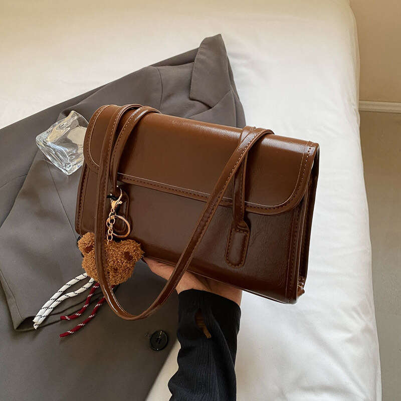 2025 Fresh Style Briefcase Casual Fashionable Large Capacity Shoulder Underarm Bag