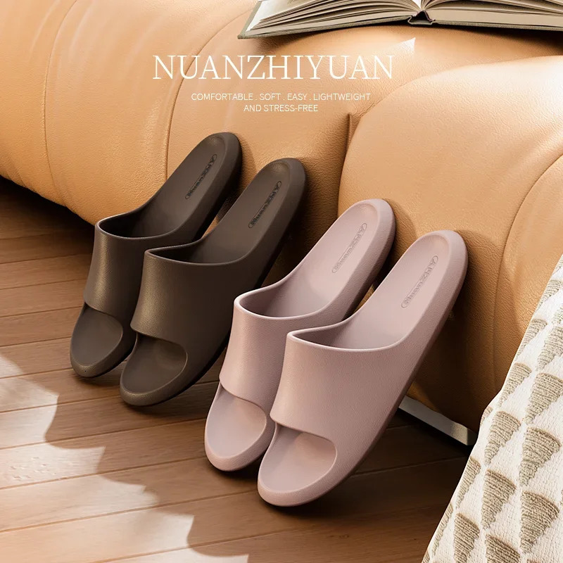 Women Cloud Slippers Men Summer EVA Non-slip Bathroom Shoes Couple Unisex Home Indoor Outdoor Beach Sandals 250605