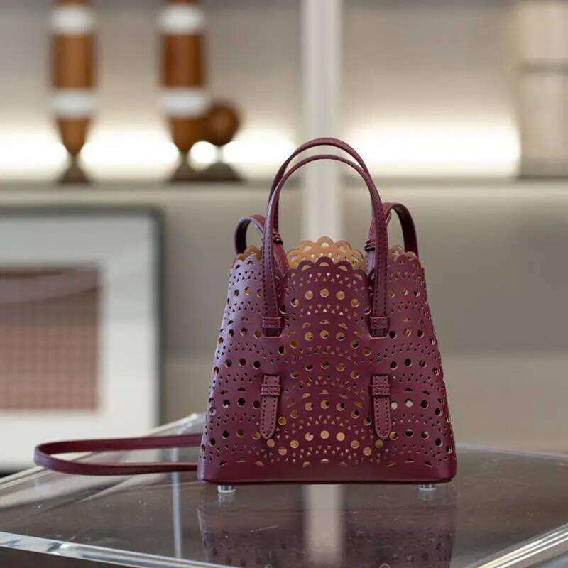 Women's High-Quality Fashion Large Capacity Genuine Leather Bucket Bag Brand Design Retro Casual Women's Handbag